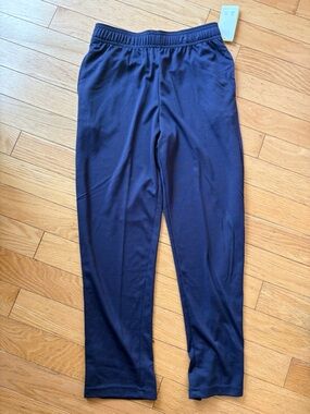 Track jogger pants all in motion navy straight leg